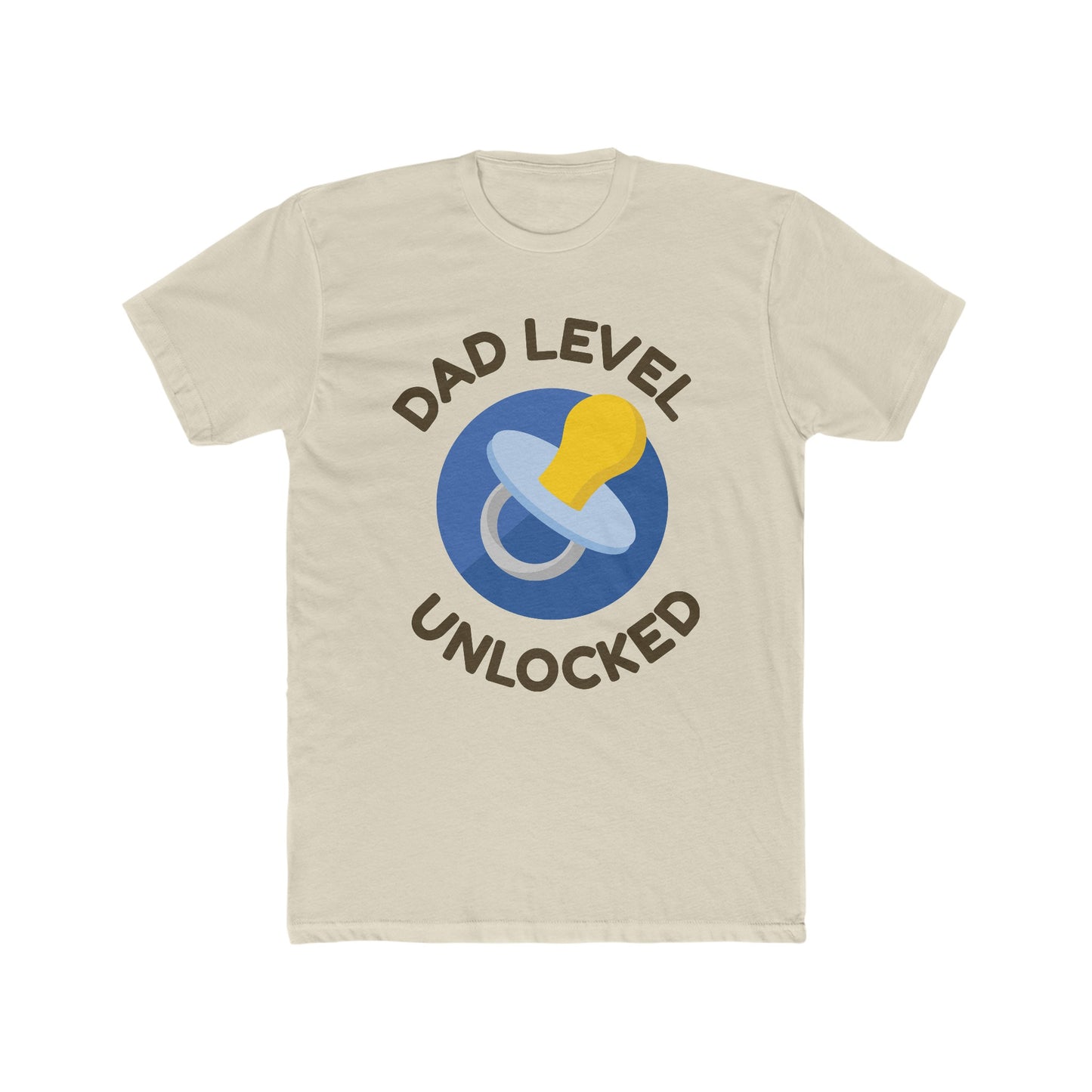 dad level unlocked men's t-shirt