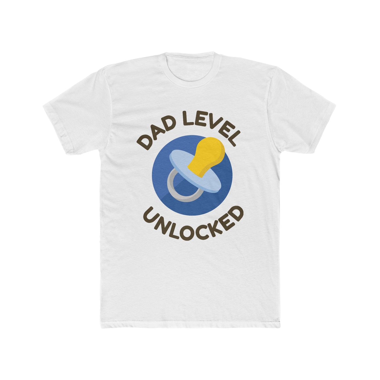 dad level unlocked men's t-shirt